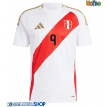 Maglie da calcio Perù Paolo Guerrero #9 Prima Maglia Copa America 2024 Manica Corta